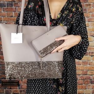 Kate spade LARGE Penny Greta Tote & Wallet Neda